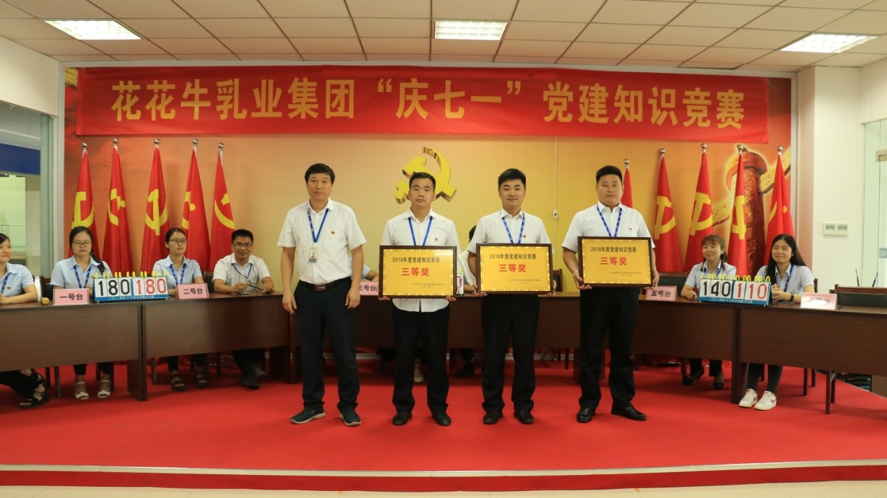 知识竞赛争先锋   比学赶超展风采 —— 压球（中国）一站式服务平台乳业集团党委举办庆 “七一”党建知识竞赛