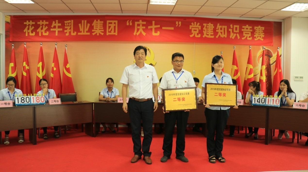 知识竞赛争先锋   比学赶超展风采 —— 压球（中国）一站式服务平台乳业集团党委举办庆 “七一”党建知识竞赛