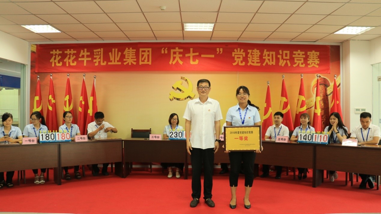 知识竞赛争先锋   比学赶超展风采 —— 压球（中国）一站式服务平台乳业集团党委举办庆 “七一”党建知识竞赛