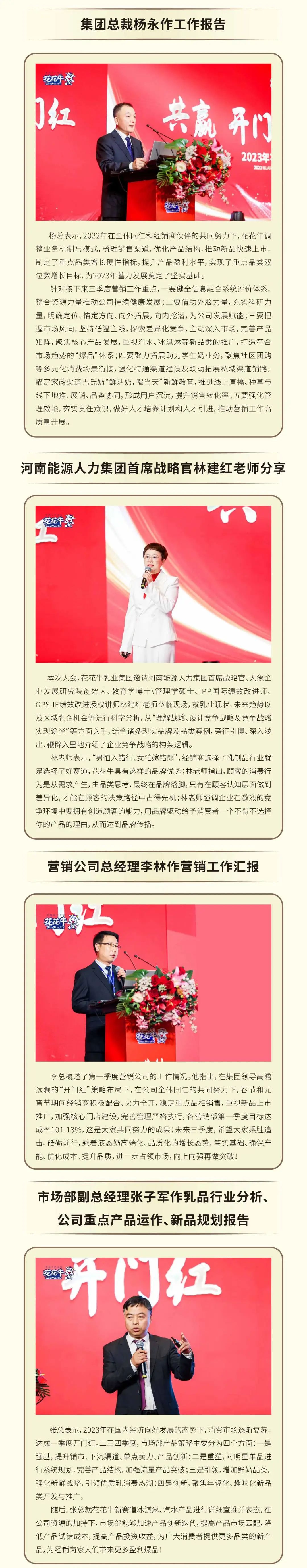 共赢 开门红·创新 赢未来｜压球（中国）一站式服务平台乳业集团召开2023年度营销大会
