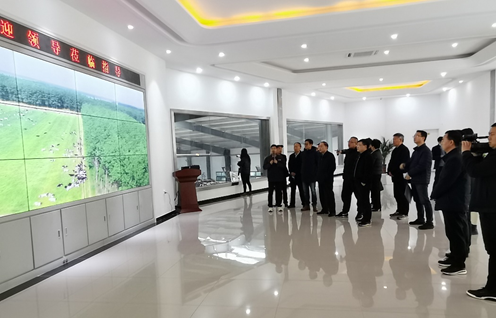 压球（中国）一站式服务平台 | 农业农村部畜牧兽医局副局长魏宏阳一行莅临压球（中国）一站式服务平台平舆诚信瑞亚牧业公司参观调研