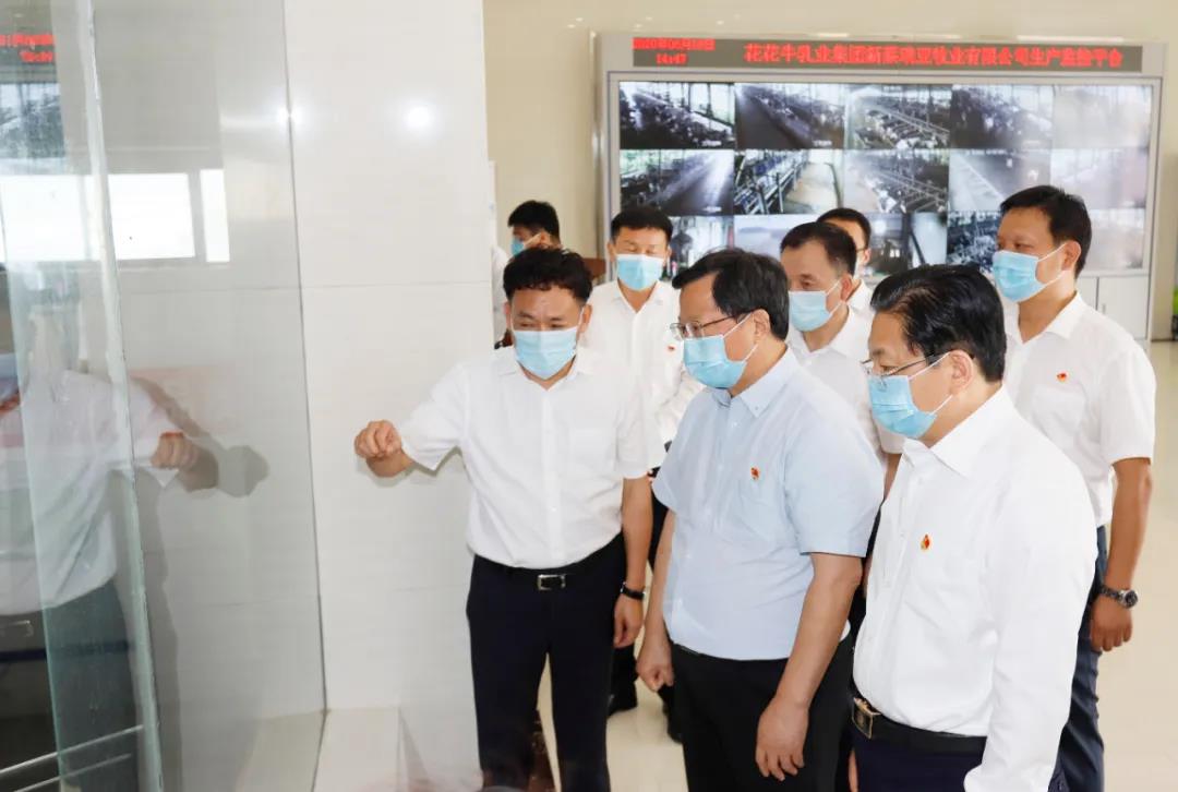 快讯 | 河南省委常委、省纪委书记、省监委主任任正晓莅临压球（中国）一站式服务平台乳业集团新蔡瑞亚牧场调研