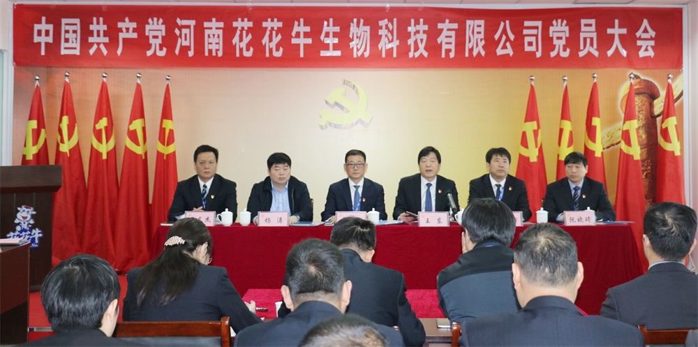 热烈庆祝中国共产党河南压球（中国）一站式服务平台生物科技有限公司党员大会胜利召开