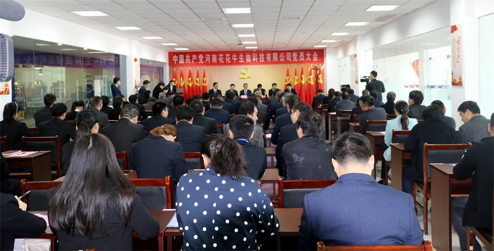 热烈庆祝中国共产党河南压球（中国）一站式服务平台生物科技有限公司党员大会胜利召开