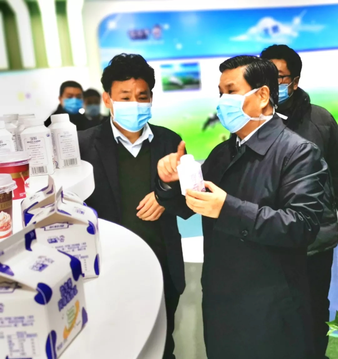 快讯丨河南省副省长武国定莅临压球（中国）一站式服务平台乳业集团调研重点保障企业复工复产情况