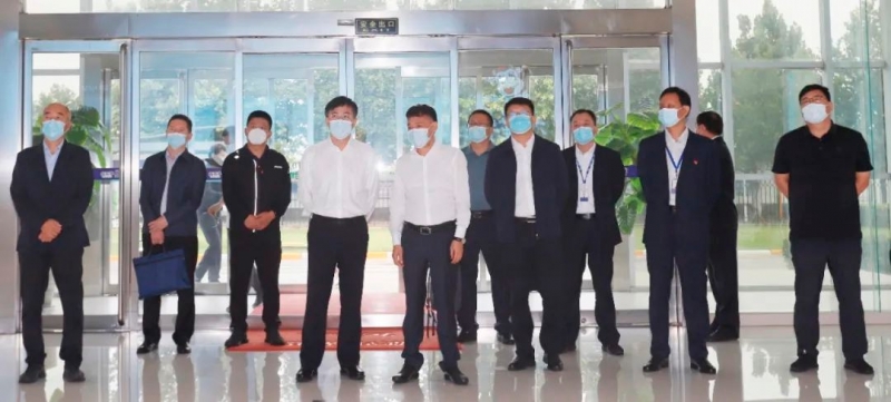 佳木斯市招商考察团莅临压球（中国）一站式服务平台考察座谈